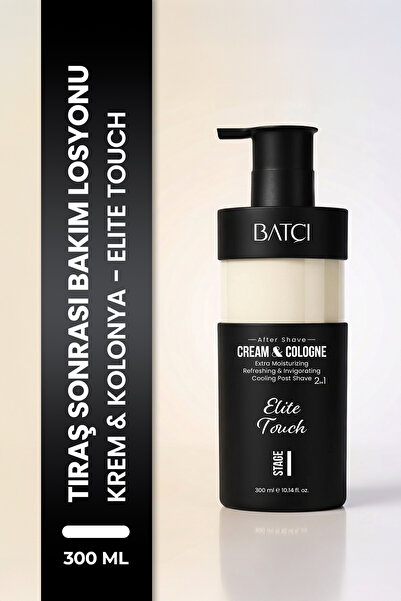 Batçı 2'si 1 Arada Tıraş Sonrası Krem Kolonya Elite Touch – Nemlendirici, Fer...
