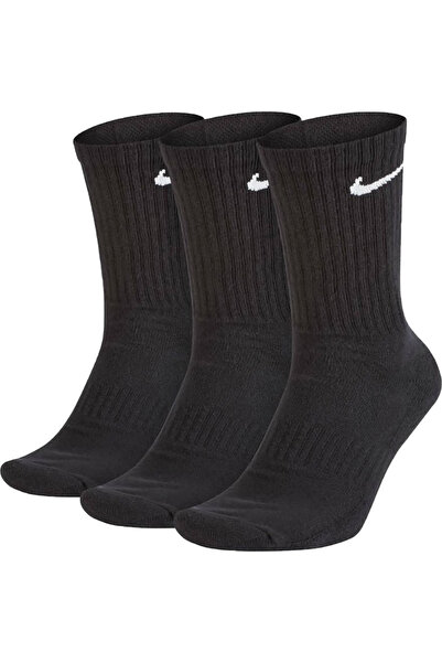 Nike Καθημερινές Αθλητικές Κάλτσες με Ενίσχυση Μαύρες 3 Ζευγάρια