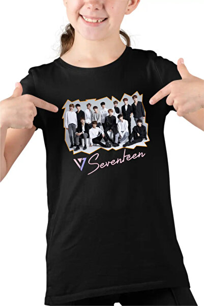 OEM Tricou Copii Fete Seventeen All Gang Merch
