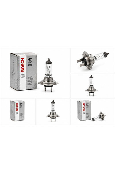 Bosch H7 Eco 12V 55W Halojen Oto Far Ampulü Çift (2 Adet) Takım