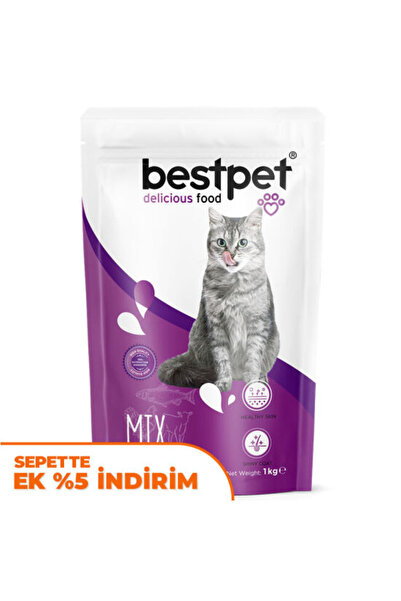 Bestpet Delicious Mix Chicken Lamb Fish Colorful Cat Food 1 Kg