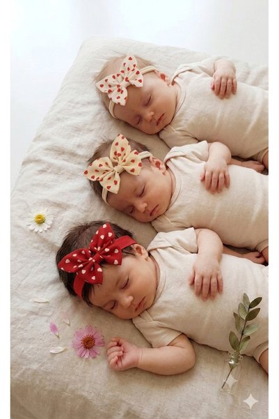 Baby Bakkal Set de bandane pentru bebeluși (3 bucăți) (Pentru bebeluși cu vârsta între 0-12 luni)