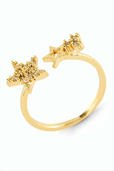 Generic Brand Star Zircon Stone Metal Ring
