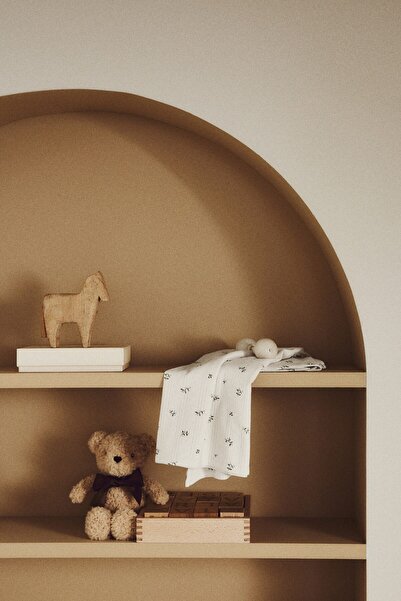 H&M Delik Desenli Triko Bebek Battaniyesi