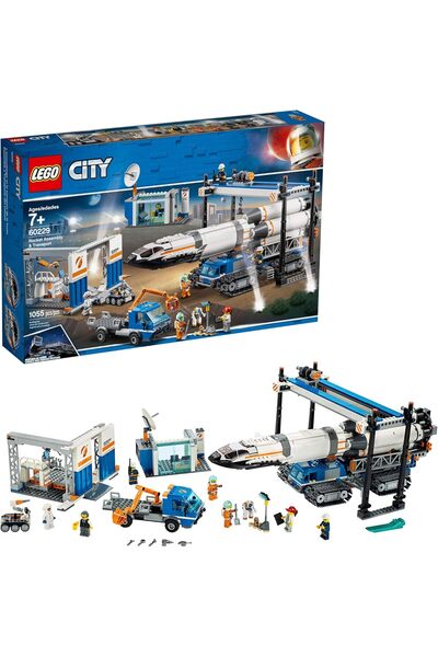 LEGO City Rocket Assembly & Transport 60229 Building Kit (1055 Pieces)