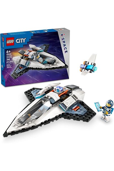 LEGO لعبة سفينة فضائية بين النجوم للأطفال، مجموعة بناء تتضمن مركبة فضائية، طا...