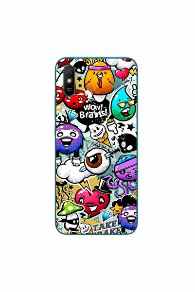 OEM Husa compatibila cu Xiaomi Redmi 9A Silicon Gel Tpu Model Pop Art Graffiti