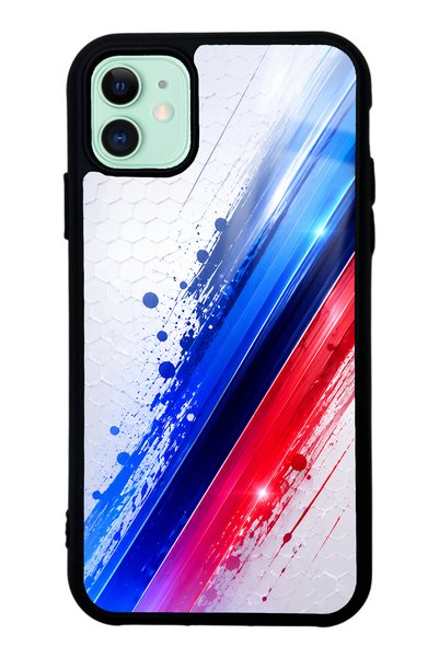 Spoyi iPhone 11 Blue M2 Design Glossy Phone Case
