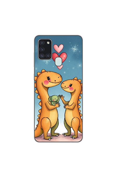 OEM Husa compatibila cu Samsung Galaxy A21s Silicon Gel Tpu Model Dino Cute F...