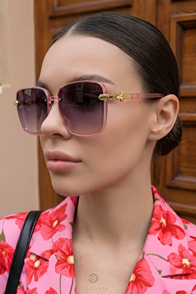Eyesofia Rosalin Pink Ultra Light Women's Sunglasses with Uv400 Filter