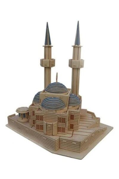 abnturk Ahşap 3D Puzzle Ahşap Maket Cami Boyanabilir Yapboz 172 Parça Tamamla...