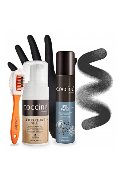 Coccine Set de ingrijire pentru piele intoarsa si nubuc, Coccine, 4 in 1, 100...