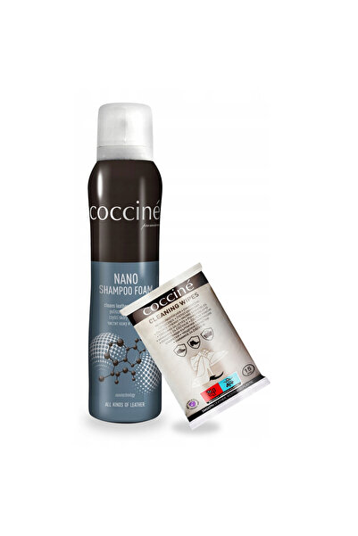 Coccine Set de curatare, Coccine, Nano, 150 ml, 15 servetele hidratante, samp...