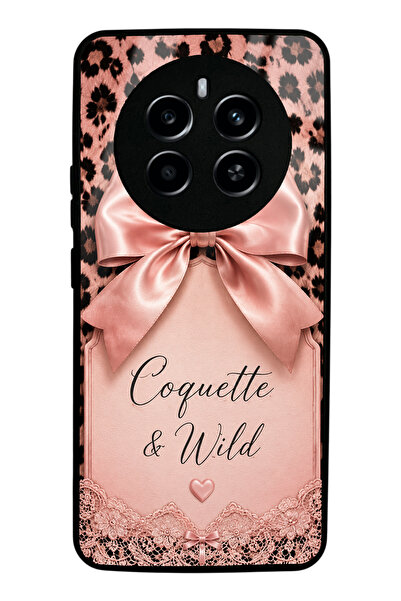 Spoyi Realme 12 Pro Plus Coquette Wild Bow Tasarımlı Glossy Telefon Kılıfı