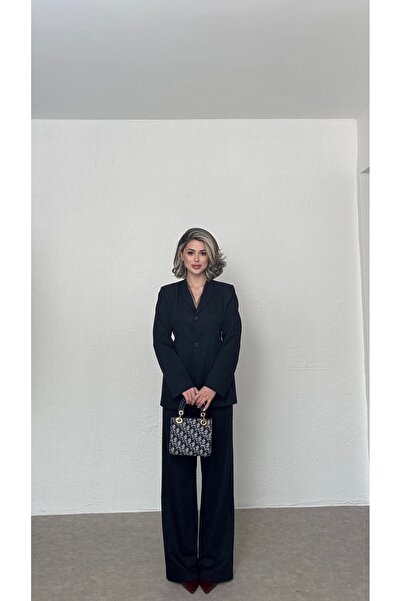 Nesil Bele Oturan Jacket and Pants Set