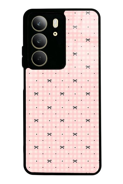 Spoyi Realme C75 Pink Coquette Pattern Design Glossy Phone Case