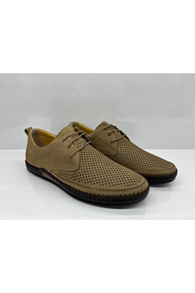 Tardelli 3757 Sand Nubuck Leather Orthopedic Sole Men's Shoes