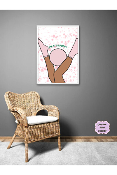 Pilates Point Digital Poster (Çerçevesiz )