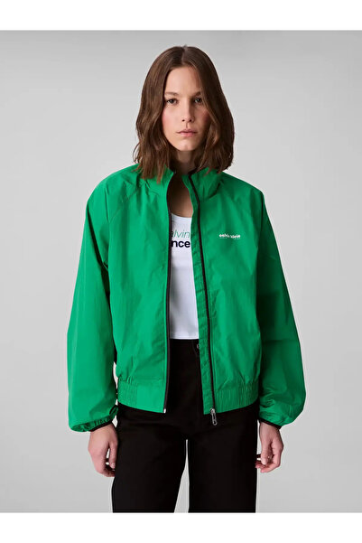 Calvin Klein RETRO TRACK JACKET Yeşil Kadın Ceket
