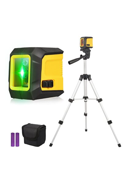 Geevorks Nivela Laser Cu Auto-nivelare, Geevorks, Cu Trepied 60cm, Fascicul V...
