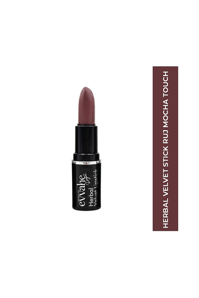 EVVAHE DOĞAL HERBAL VELVET STICK RUJ 3- MOCHA TOUCH 4 g e