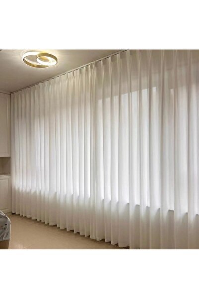 ArasyaHome Perdea Matase Opac Sintetica Model Geometric Ivory
