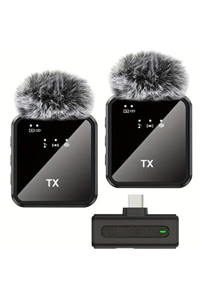 DKH 3 in 1 Wireless Lavalier Microphone for iPhone/Android/Camera with Noise ...