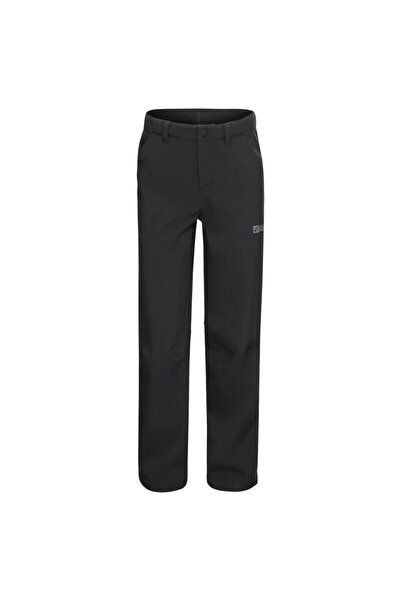 Jack Wolfskin Pantaloni de trekking pentru copii Fourwinds - Negru - 128