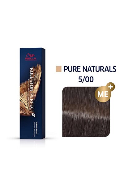 Wella Koleston Perfect Me+ Pure Naturals Vopsea de păr permanentă 5/00 60 ml
