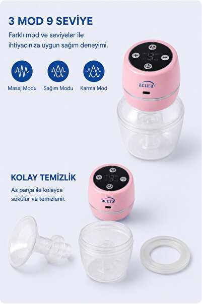 Acura AC-3025 Giyilebilir Göğüs Pompası