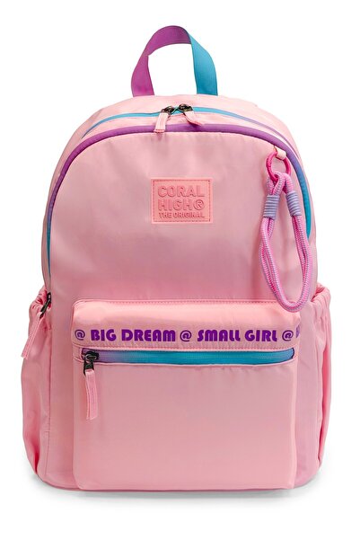 Coral High Pink School Backpack 24424
