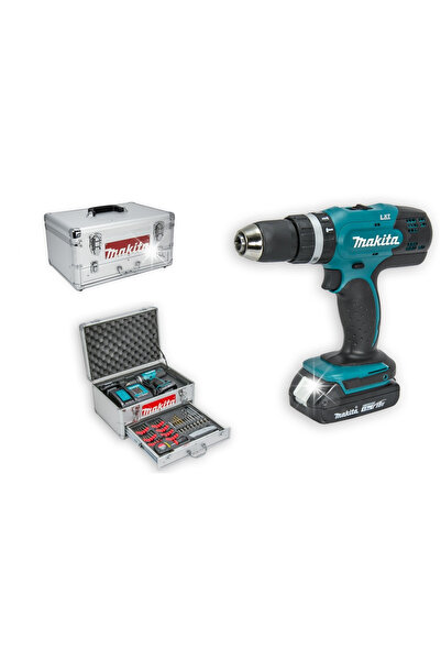 MAKİTAMİ Mașină de găurit și înșurubat cu impact, cu acumulator, 18V, 2*1.5Ah...
