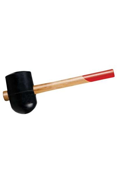 MEGA Ciocan Cauciuc Rotunjit Cu Maner Lemn 90mm / 1115g