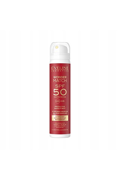 Eveline Wonder Match Mist SPF50 75ml Protecție solară de înaltă protecție