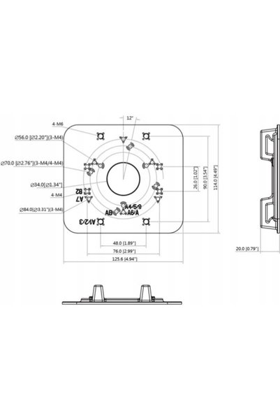 MITON Cutie de montaj MT-P152 pentru camere CCTV