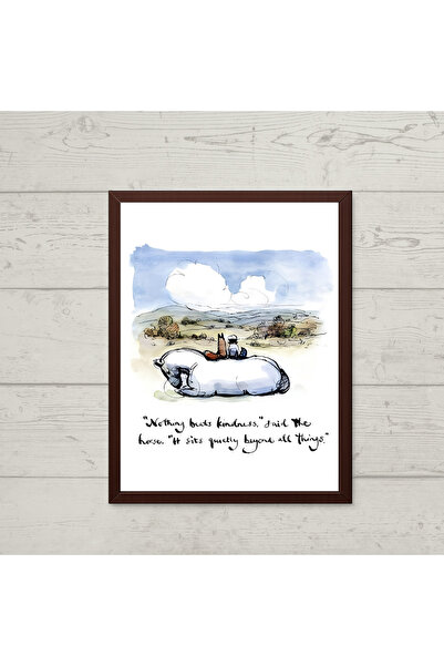 The Boy The Mole The Fox and The Horse Poster – Çerçeveli Minimal Duvar Tablosu
