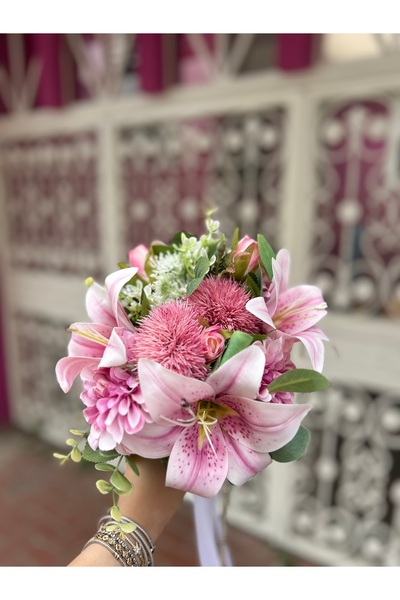 Bridal Luxe Lilyum bahar çiçekleri gelin çiçeği