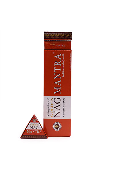 Vijayshree Conuri parfumate cu reflux JUMBO – Golden Nag MANTRA | Pentru casc...