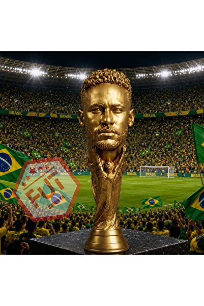 futcardstr Neymar JR Dünya Kupası Özel Tasarım 20 Cm