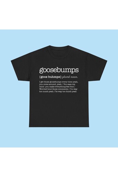 Grafftee Clothing Goosebumps Printed Unisex Oversize T-Shirt