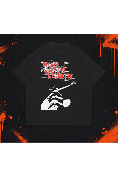 Grafftee Clothing Tv Girl Printed Unisex Oversize T-Shirt