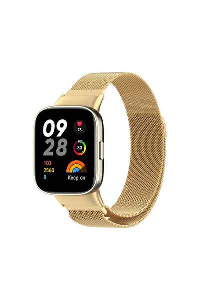 OEM Μεταλλικό Λουράκι Χρυσό (Redmi Watch 3) 1234DQ879A14