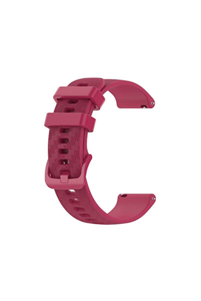 OEM Λουράκι σιλικόνης με ανθρακονήματα για Garmin Venu 2 Plus, Κόκκινο του κρ...