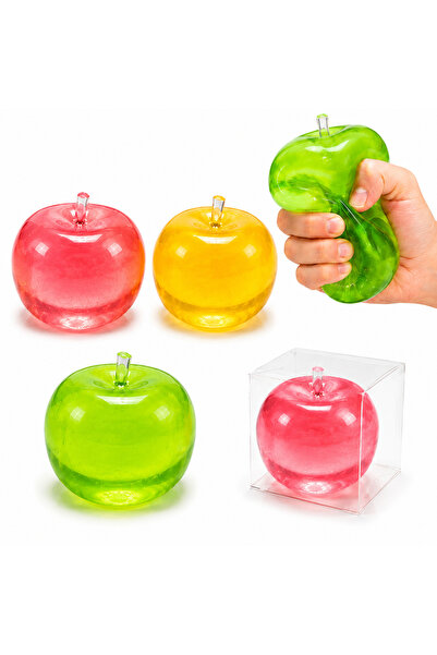 SHOP LIKE A PRO Mar Squishy Antistres, 8 cm, Jucarie Senzoriala Elastica, Tra...