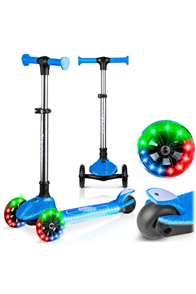 SMARTIC Trotinetă de echilibru cu 3 roți Ricokids Jelly pentru copii, fosfore...