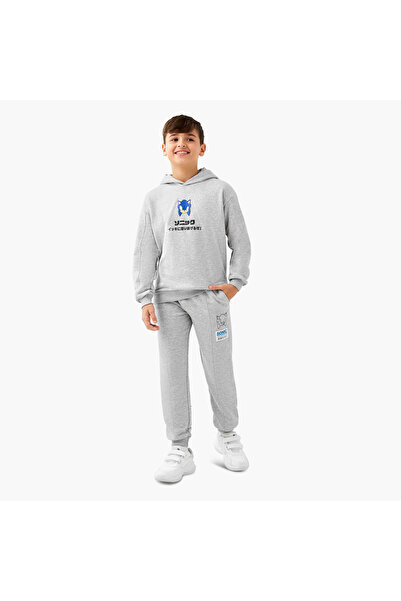 CPLG Hooded Neck Long Sleeve Sweatshirt and Joggers Set with Pockets