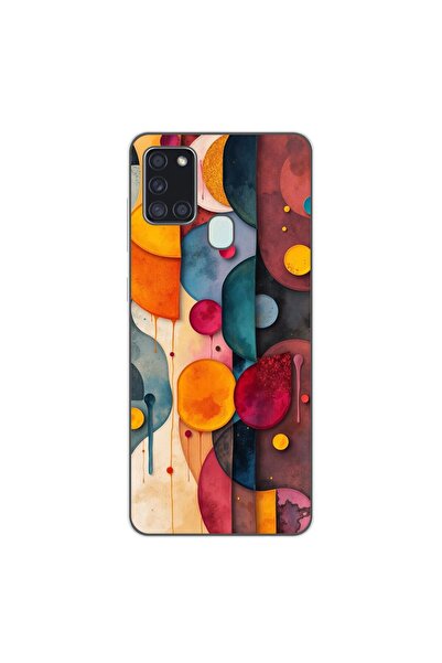 OEM Θήκη συμβατή με Samsung Galaxy A21s από σιλικόνη gel TPU με αφηρημένα σχή...