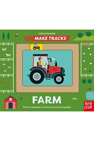 Nosy Crow Carte senzorială pentru copii - Make Tracks: Fermă, Nosy Crow, +2 ani