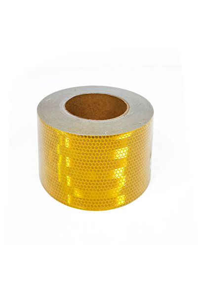 AGC Reflective Tape Yellow 7.5cm x 25 Yard Self Adhesive Marking Tape SL10094...