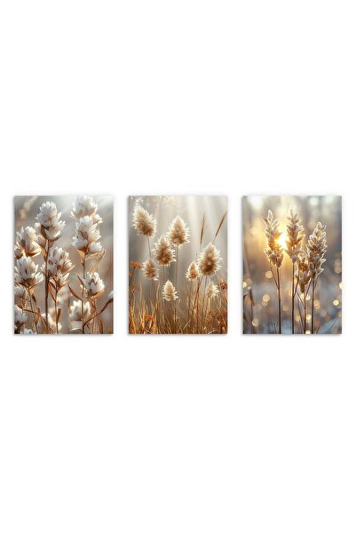 Naklejkomania Postere apus trastie boho pentru living sau dormitor 3x 50x70cm